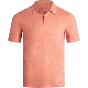 image:imageSpyder Mens Polo Shirt  Breathable Short Sleeve Collared Shirt MenBurnt Orange