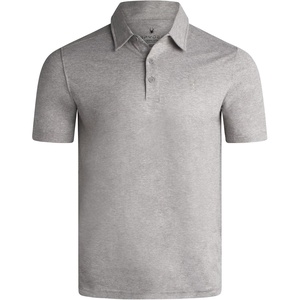 image:imageSpyder Mens Polo Shirt  Breathable Short Sleeve Collared Shirt MenHeather Grey