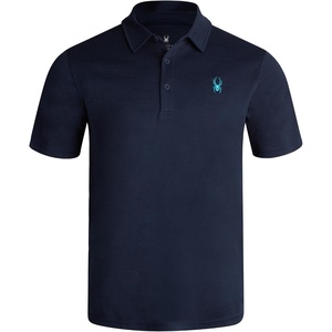image:imageSpyder Mens Polo Shirts  Breathable Lightweight Collared Shirt for MenNavy Logo