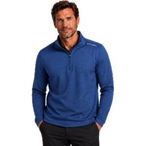 image:imageSpyder Mens Quarter Zip Pullover Sweatshirt Soft Fleece Lightweight SoftEstate Blue Zip