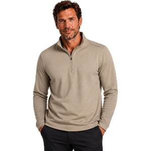image:imageSpyder Mens Quarter Zip Pullover Sweatshirt Soft Fleece Lightweight SoftMushroom
