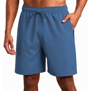 image:imageSpyder Mens Shorts  EasyCare Stretch Lightweight 8 Inch Inseam PocketsSlate Blue