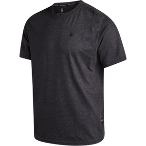 image:imageSpyder Mens T Shirt  Cotton Blend Short Sleeve Jersey Crewneck ShirtCharcoal Scribble