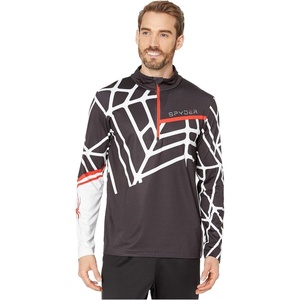 image:imageSpyder Mens Vital Zip TNeckBlack White