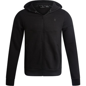 image:imageSpyder Mens Zip Up Hoodie  Brushed Fleece Sweatshirt with Pockets MenBlack Ink