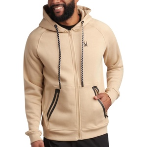 image:imageSpyder Mens Zip Up Hoodie  Brushed Fleece Sweatshirt with Pockets MenSand