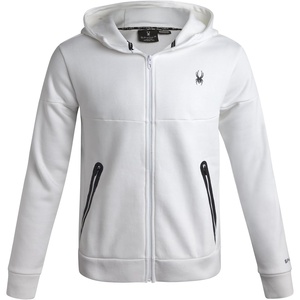 image:imageSpyder Mens Zip Up Hoodie  Brushed Fleece Sweatshirt with Pockets MenWhite