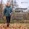 image:imageSpyder Boys Puffer Jacket  Packable Lightweight Hooded Winter CoatBlue Slate