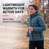 image:imageSpyder Boys Puffer Jacket  Packable Lightweight Hooded Winter CoatBlue Slate