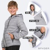 image:imageSpyder Boys Puffer Jacket  Packable Lightweight Hooded Winter CoatPewter