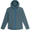 image:imageSpyder Mens Gridweb Fleece HoodieSlate Blue
