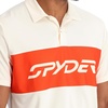 image:imageSpyder Mens Olson Short Sleeve Golf Polo ShirtGreige