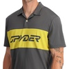 image:imageSpyder Mens Olson Short Sleeve Golf Polo ShirtPolar