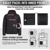 image:imageSpyder Puffer Jacket Men  Packable Lightweight Quilted Hooded Winter CoatBlack