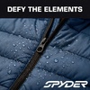 image:imageSpyder Puffer Jacket Men  Packable Lightweight Quilted Hooded Winter CoatBlue Slate