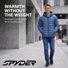 image:imageSpyder Puffer Jacket Men  Packable Lightweight Quilted Hooded Winter CoatBlue Slate