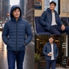 image:imageSpyder Puffer Jacket Men  Packable Lightweight Quilted Hooded Winter CoatNavy Tonal