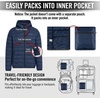 image:imageSpyder Puffer Jacket Men  Packable Lightweight Quilted Hooded Winter CoatNavy Tonal