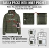 image:imageSpyder Puffer Jacket Men  Packable Lightweight Quilted Hooded Winter CoatOlive
