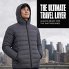 image:imageSpyder Puffer Jacket Men  Packable Lightweight Quilted Hooded Winter CoatPolar