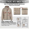 image:imageSpyder Puffer Jacket Men  Packable Lightweight Quilted Hooded Winter CoatTimber