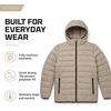 image:imageSpyder Puffer Jacket Men  Packable Lightweight Quilted Hooded Winter CoatTimber