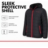 image:imageSpyder Reversible Boys Puffer Jacket  Faux Fur Sherpa Hooded Winter CoatBlack