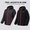 image:imageSpyder Reversible Boys Puffer Jacket  Faux Fur Sherpa Hooded Winter CoatBlack