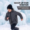 image:imageSpyder Reversible Boys Puffer Jacket  Faux Fur Sherpa Hooded Winter CoatPolar