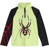 image:imageSpyder Boys Bug Half Zip TNeckLime Ice