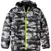 image:imageSpyder boys Boys Geared Hoody Synthetic Down JacketCamo Distress PrintCamo Distress PrintBryte Yellow