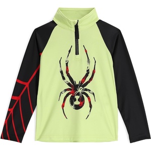 image:imageSpyder Boys Bug Half Zip TNeckLime Ice