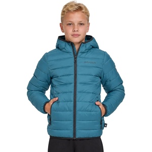 image:imageSpyder Boys Puffer Jacket  Packable Lightweight Hooded Winter CoatBlue Slate