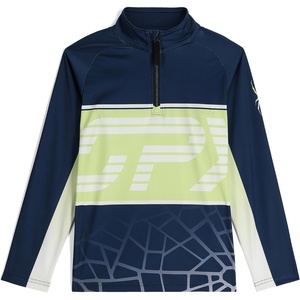 image:imageSpyder Boys Web Half Zip TNeckTrue Navy