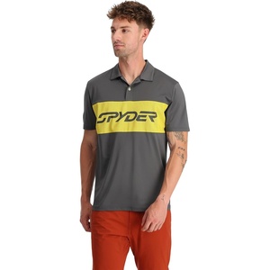 image:imageSpyder Mens Olson Short Sleeve Golf Polo ShirtPolar
