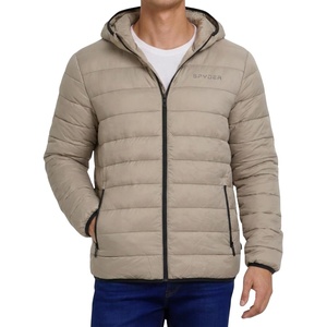 image:imageSpyder Puffer Jacket Men  Packable Lightweight Quilted Hooded Winter CoatTimber