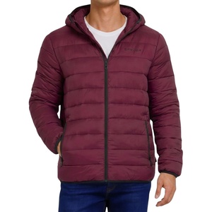image:imageSpyder Puffer Jacket Men  Packable Lightweight Quilted Hooded Winter CoatWine