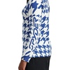 image:imageSpyder Womens Houndstooth Half Zip TNeckEblelctrblu
