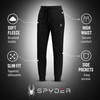 image:imageSpyder Womens Jogger Pants  Brushed Fleece High Waisted Slim Fit SoftBlack