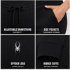 image:imageSpyder Womens Jogger Pants  Brushed Fleece High Waisted Slim Fit SoftBlack