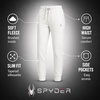 image:imageSpyder Womens Jogger Pants  Brushed Fleece High Waisted Slim Fit SoftPearl