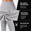 image:imageSpyder Womens Leggings  4Way Stretch High Waisted Cotton Ankle LeggingsLight Grey Heather