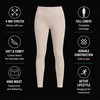 image:imageSpyder Womens Leggings  4Way Stretch High Waisted Cotton Ankle LeggingsSandstorm