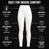 image:imageSpyder Womens Leggings  High Waisted Soft Fleece Legging with PocketsWhite