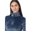image:imageSpyder Womens Shimmer Bug Half Zip TNeck Ski Base LayerTrue Navy