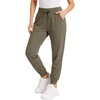 image:imageSpyder Womens Joggers  High Waisted Knit Pants Drawstring with PocketsAgave