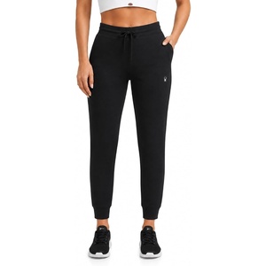 image:imageSpyder Womens Jogger Pants  Brushed Fleece High Waisted Slim Fit SoftBlack