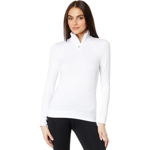 image:imageSpyder Womens Savona 12 Zip Quick Dry TNeck ShirtWhite