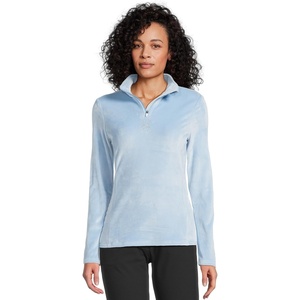 image:imageSpyder Womens Shimmer Bug Half Zip TNeck Ski Base LayerBlue Drift