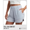 image:imageSpyder Womens Shorts  Lightweight Breathable Woven Pull On Side PocketsMist Blue